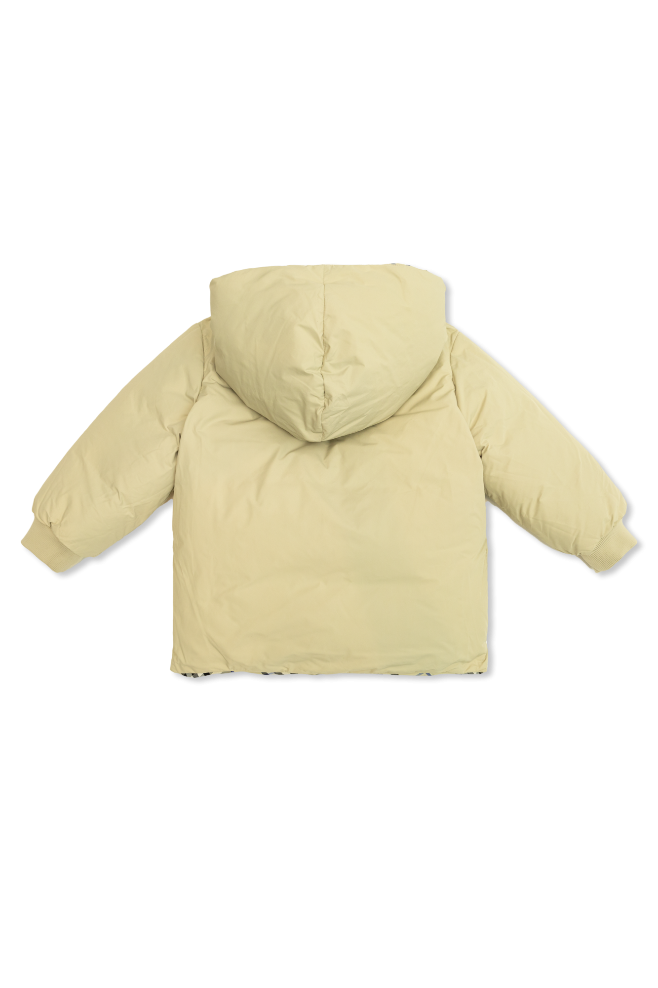 Beżowy Dwustronna kurtka Burberry Kids - Vitkac Polska